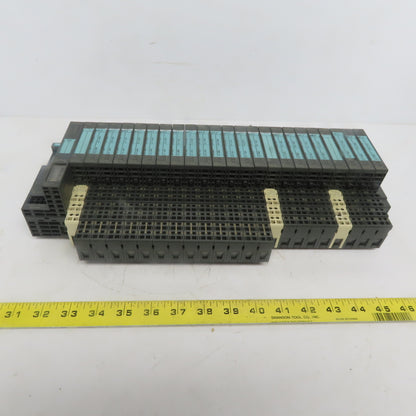 Siemens Simatic 6ES7 151-1AA04-0AB0 PLC Rack w/21 Modules
