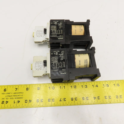 Siemens 3TF3100-0B 600V 20A Contactor Relay 24VDC Coil Lot Of 2