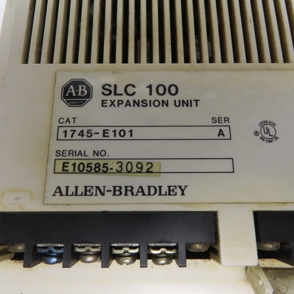 Allen Bradley 1745-E101 & 1745-LP 101 SLC-100 PLC Programable Controller Lot/2