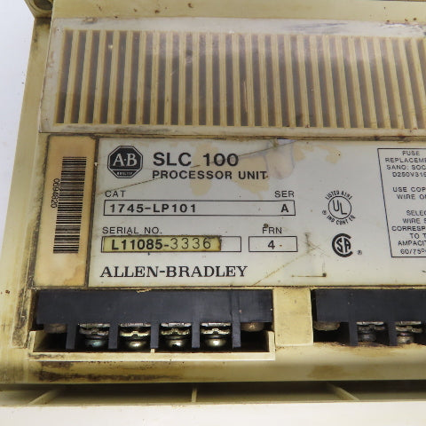 Allen Bradley 1745-E101 & 1745-LP 101 SLC-100 PLC Programable Controller Lot/2