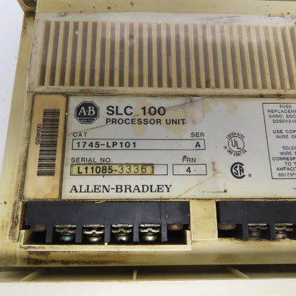 Allen Bradley 1745-E101 & 1745-LP 101 SLC-100 PLC Programable Controller Lot/2