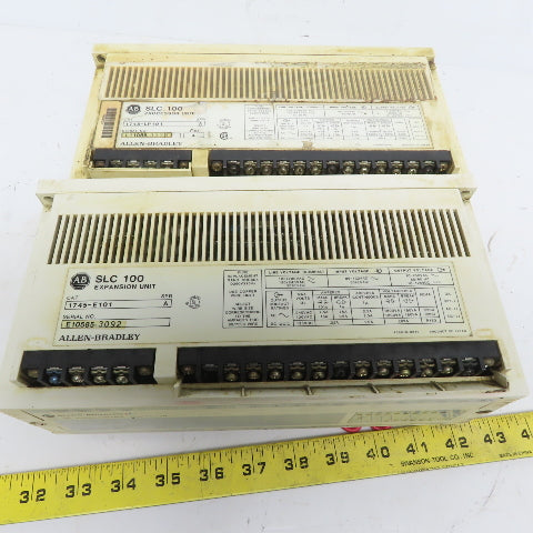 Allen Bradley 1745-E101 & 1745-LP 101 SLC-100 PLC Programable Controller Lot/2