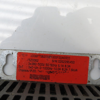Danfoss VLT 5000 10/8.2A Frequency Converter 380-500V Input 0-1000HZ Out