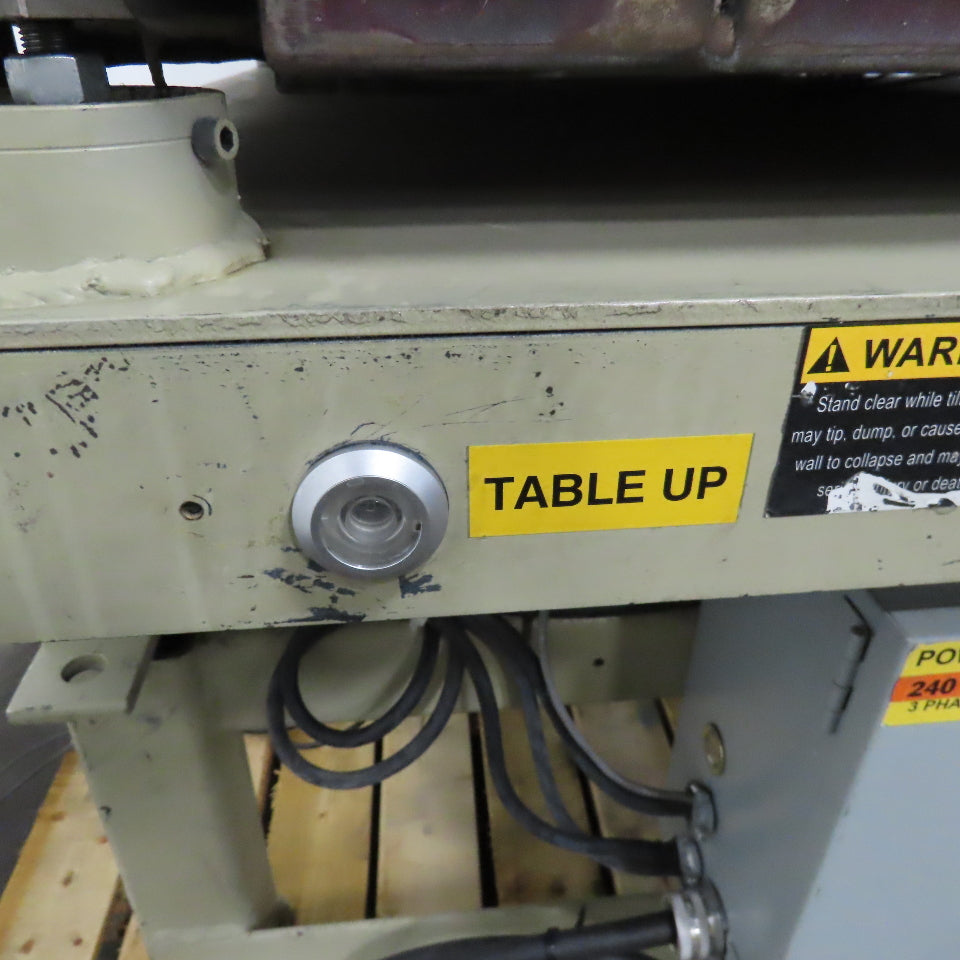 Southworth T2-90 2000Lbs. Ergonomic Unloader Tilt Table W/ Integrated Scale 230V