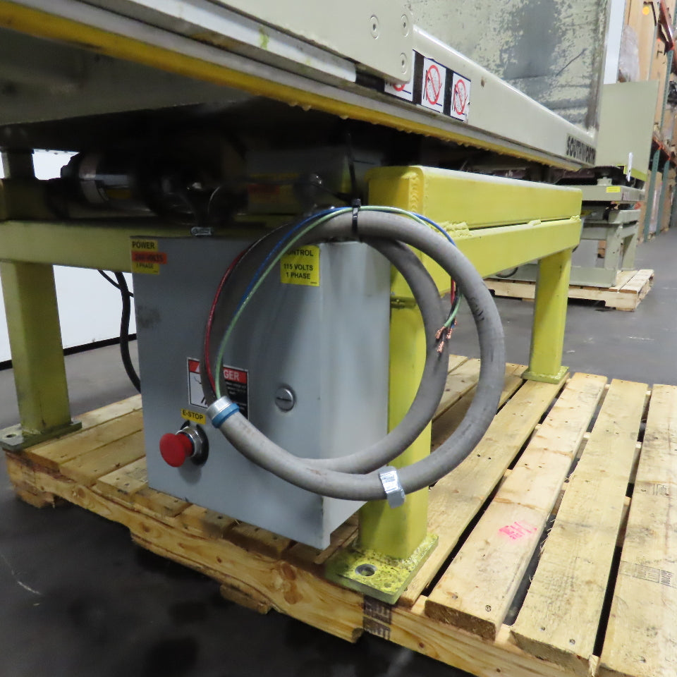 Southworth T2-90 2000Lbs. Ergonomic Unloader Tilt Table 64" x 36" 230V 3Ph