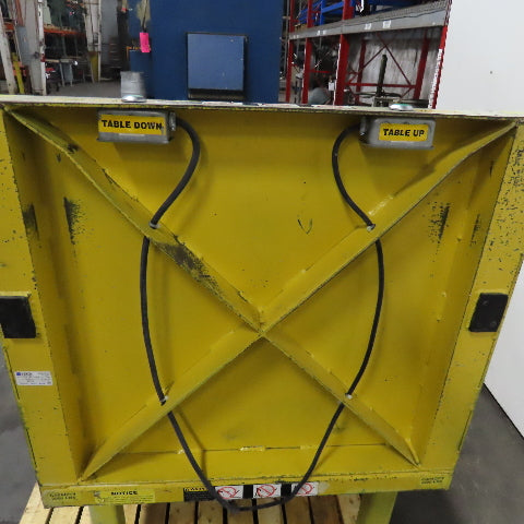 Southworth T2-90 2000Lbs. Ergonomic Unloader Tilt Table 64" x 36" 230V 3Ph