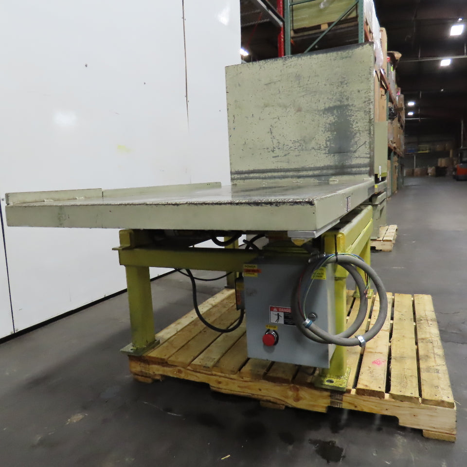 Southworth T2-90 2000Lbs. Ergonomic Unloader Tilt Table 64" x 36" 230V 3Ph