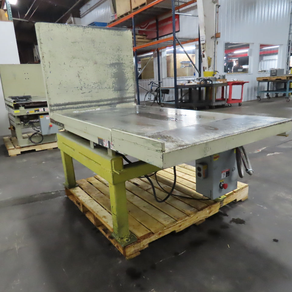 Southworth T2-90 2000Lbs. Ergonomic Unloader Tilt Table 64" x 36" 230V 3Ph