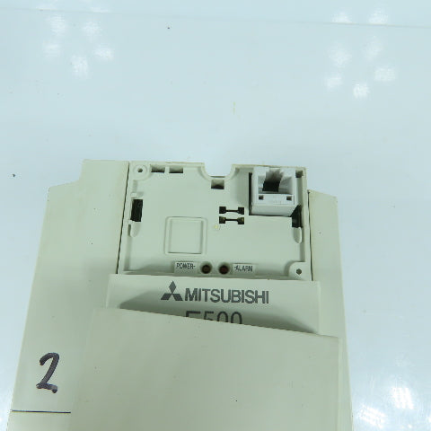 Mitsubishi FR-E520-2.2K-NA 11A Frequency Inverter 200-240V 3PH Input 0.2-400HZ