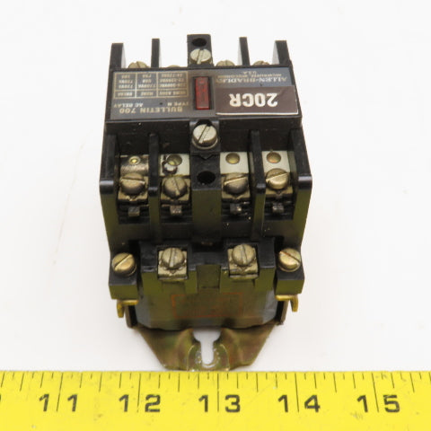 Allen Bradley 700-N400A1 300V 60A AC Relay 120V Coil