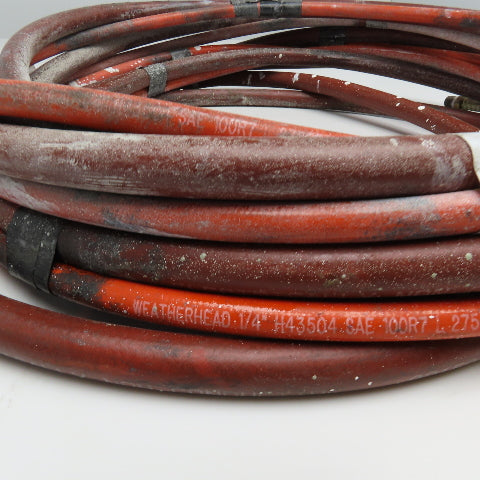 Parker 1/4" x 3/8" Air/Fluid Spray Paint Non Conductive Hose Set 25'