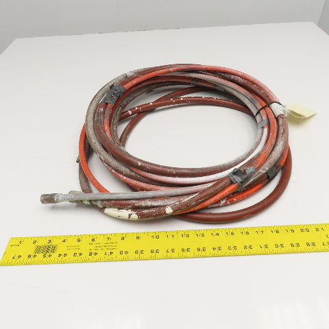 Parker 1/4" x 3/8" Air/Fluid Spray Paint Non Conductive Hose Set 25'