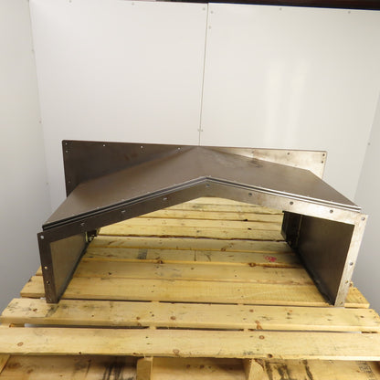 Heavy Duty Telescopic Steel Way Cover 17-3/4" To 68" L 30-1/2" x 9-5/8" Inside