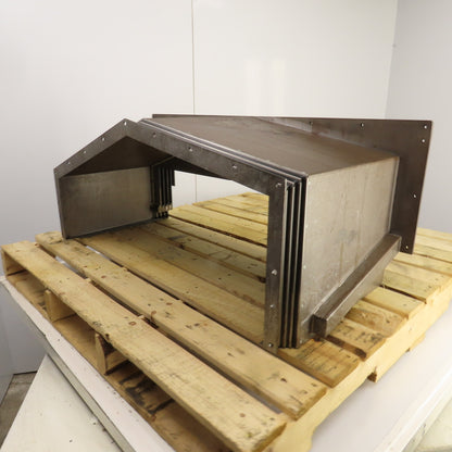 Heavy Duty Telescopic Steel Way Cover 17-3/4" To 68" L 30-1/2" x 9-5/8" Inside