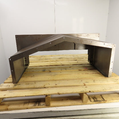 Heavy Duty Telescopic Steel Way Cover 17-3/4" To 68" L 30-1/2" x 9-5/8" Inside
