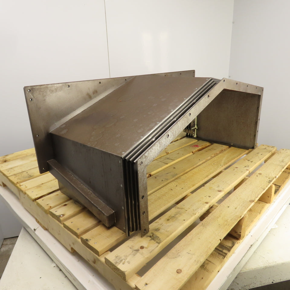 Heavy Duty Telescopic Steel Way Cover 17-3/4" To 68" L 30-1/2" x 9-5/8" Inside