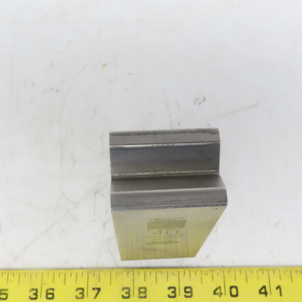 Trumpf 824356 EV024W16 Brake Press Die 86° 40mm Wide R1.60 H=100mm Laser dur