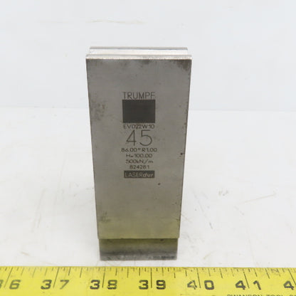 Trumpf 8242781 EV022W10 Brake Press Die 86° 45mm Wide R1.00 H=100mm Laser dur