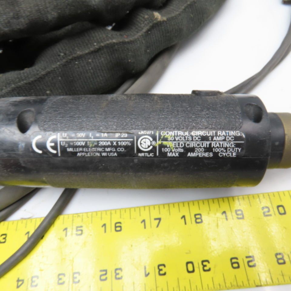 Miller XR-Edge 30A Air Cooled Push Pull Mig Gun Missing Parts AS/IS 30' Long