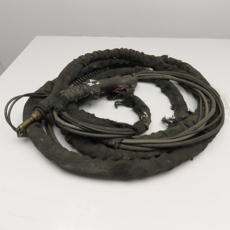 Miller XR-Edge 30A Air Cooled Push Pull Mig Gun Missing Parts AS/IS 30' Long