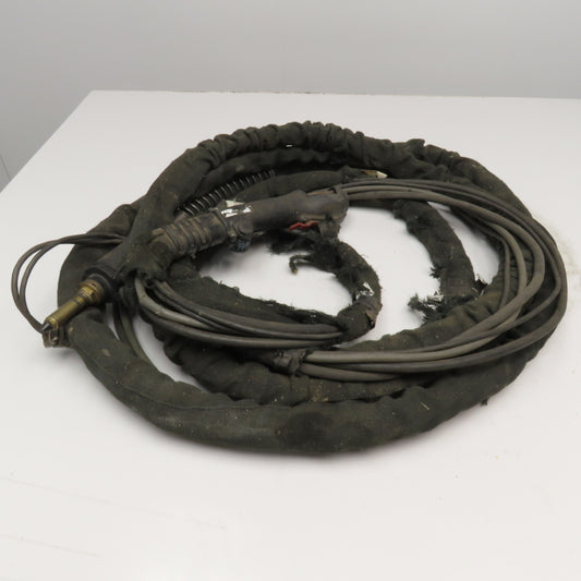 Miller XR-Edge 30A Air Cooled Push Pull Mig Gun Missing Parts AS/IS 30' Long