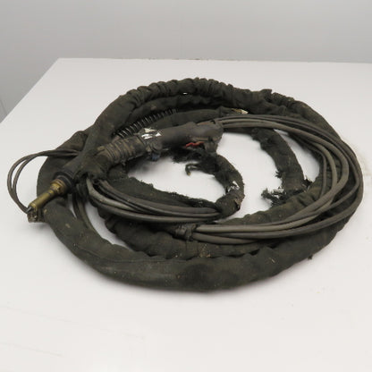 Miller XR-Edge 30A Air Cooled Push Pull Mig Gun Missing Parts AS/IS 30' Long