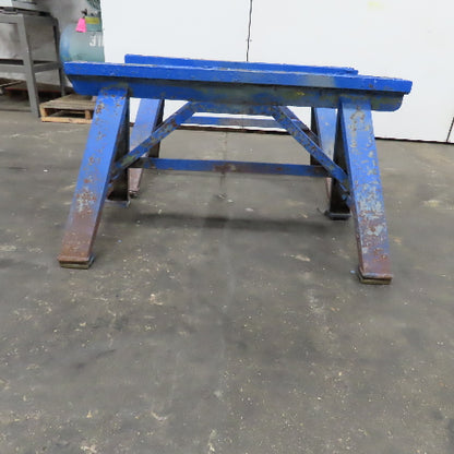 48" x 4" Wide Medium Duty Steel Custom Sawhorse Stand Set 28-1/2" Tall