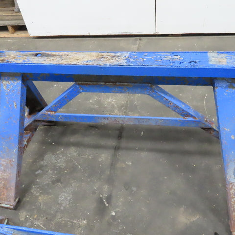 48" x 4" Wide Medium Duty Steel Custom Sawhorse Stand Set 28-1/2" Tall