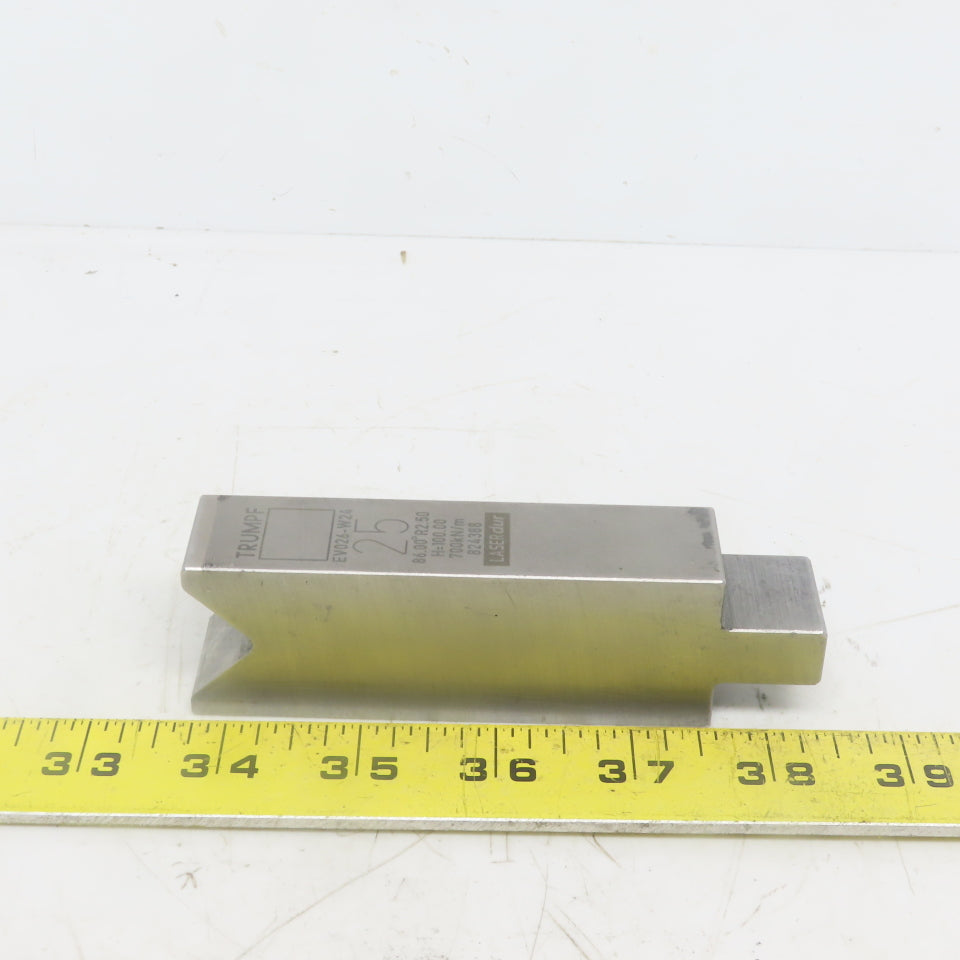 Trumpf 824388 EV026W24 Brake Press Die 86° 25mm Wide R2.50 H=100mm Laser dur