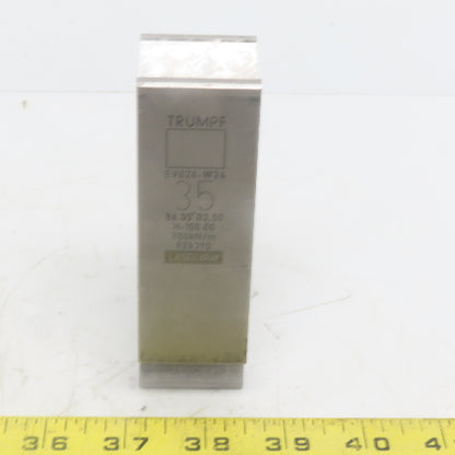 Trumpf 824390 EV026W24 Brake Press Die 86° 35mm Wide R2.50 H=100mm Laser dur