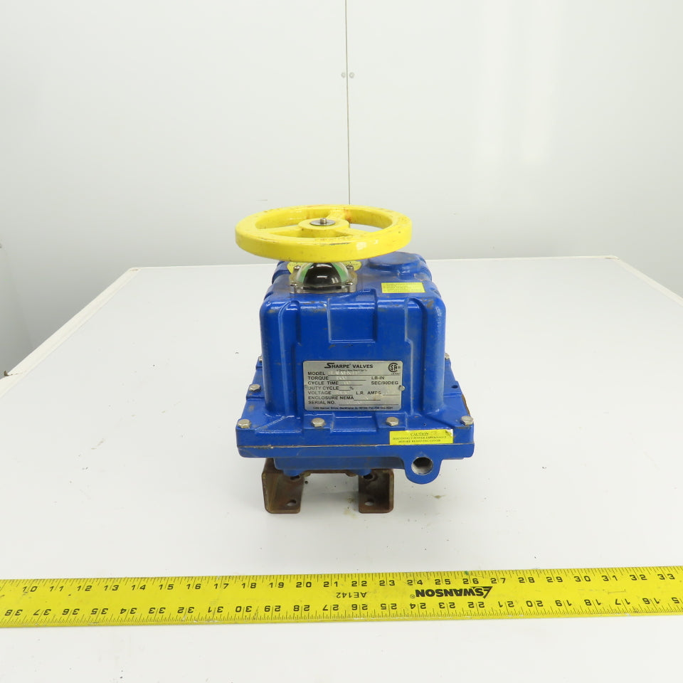 Sharpe SEAII-MHX-PP Manual Rotary Valve Actuator 1500 LB-IN Torque