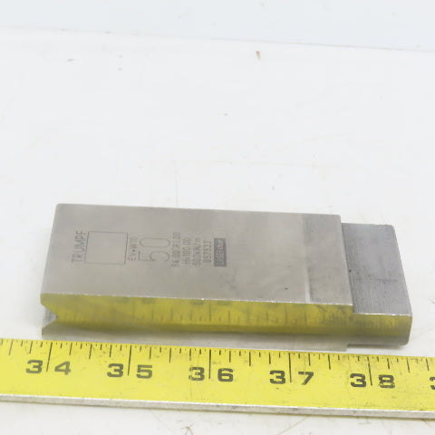 Trumpf 8257523 EVW10 Brake Press Die 84° 50mm Wide R1.00 H=100mm Laser dur