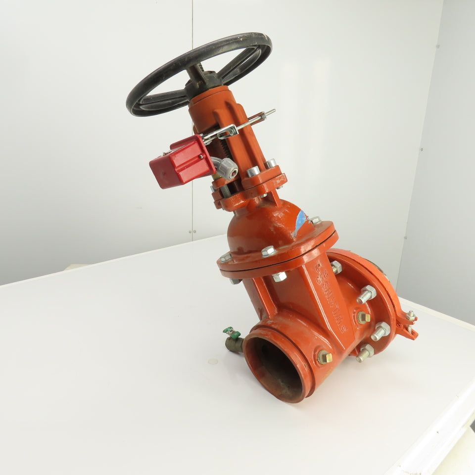 Wilkins C515 6" Manual Gate Valve W/ Potter OSYSU-2 Supervisory Switch