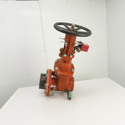 Wilkins C515 6" Manual Gate Valve W/ Potter OSYSU-2 Supervisory Switch