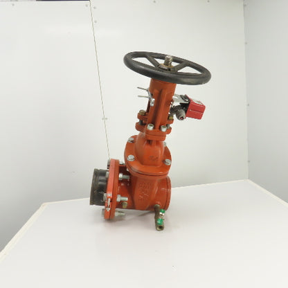 Wilkins C515 6" Manual Gate Valve W/ Potter OSYSU-2 Supervisory Switch