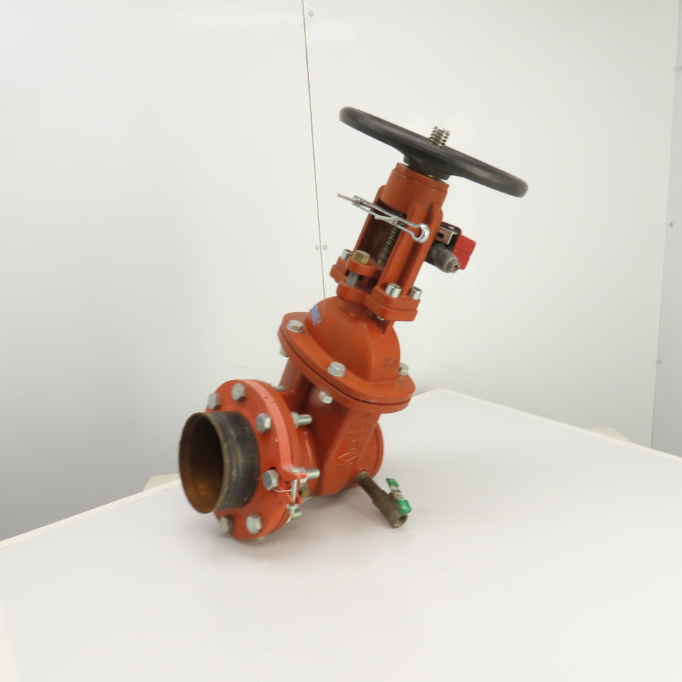 Wilkins C515 6" Manual Gate Valve W/ Potter OSYSU-2 Supervisory Switch