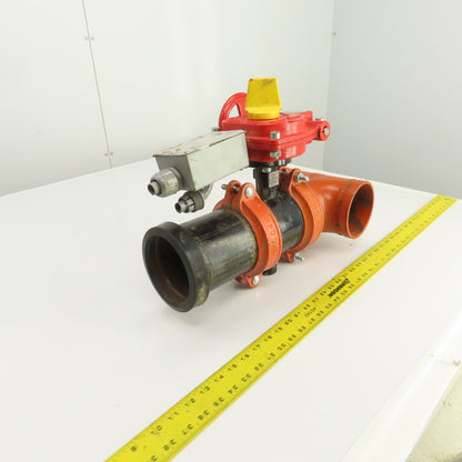 Mech XD381X-300 4" Manual Fire Protection Butterfly Valve