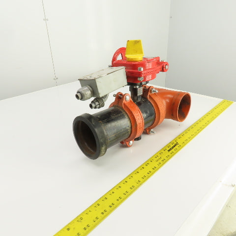 Mech XD381X-300 4" Manual Fire Protection Butterfly Valve