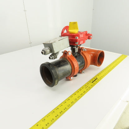 Mech XD381X-300 4" Manual Fire Protection Butterfly Valve
