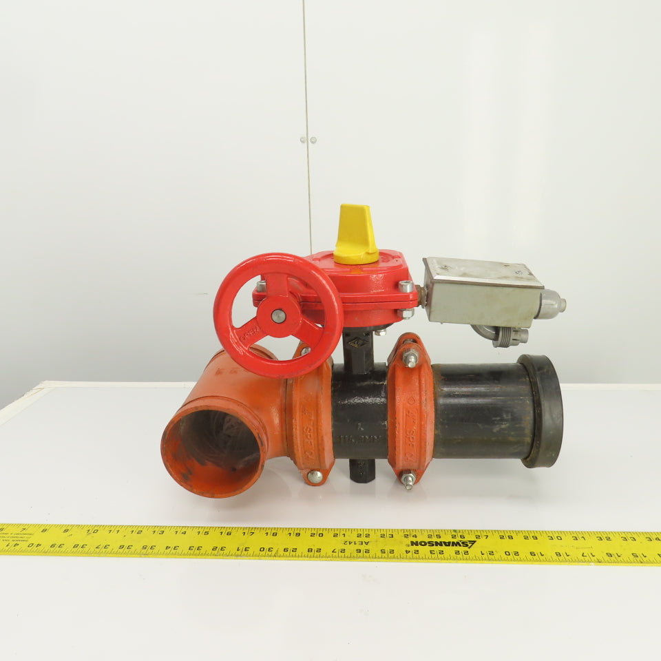 Mech XD381X-300 4" Manual Fire Protection Butterfly Valve
