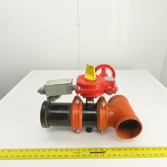 Mech XD381X-300 4" Manual Fire Protection Butterfly Valve