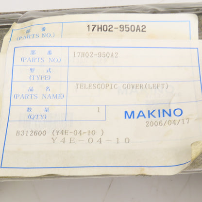 Hennig EM-331051L Left Side X-Axis Telescoping Way Cover Makino MSA-40