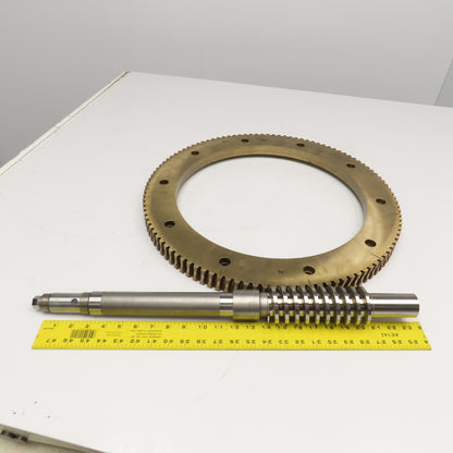B-Axis Rotary Table Worm & Worm Gear 550mm OD 425mm ID 110T