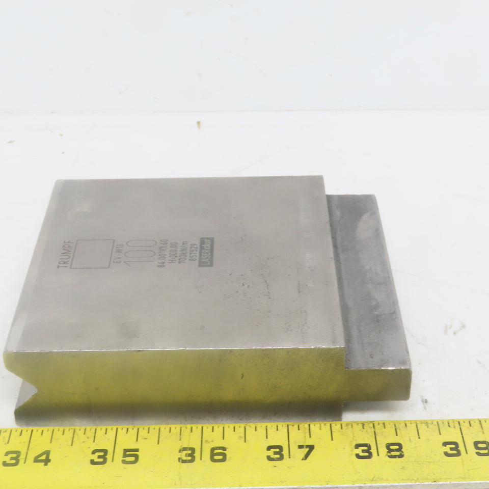 Trumpf 857529 EVW16 Brake Press Die 84° 100mm Wide R1.60 H=100mm Laser dur