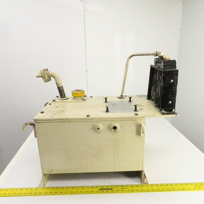 Toyooki 10.5 Gallon Hydraulic Oil Tank Reservoir For Power Unit With Cooler
