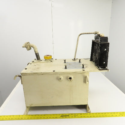 Toyooki 10.5 Gallon Hydraulic Oil Tank Reservoir For Power Unit With Cooler