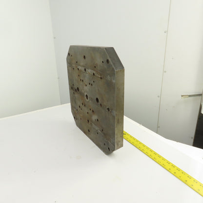 19.5" x 19.5" x 1-5/8" Thick Steel Jig Fixture Setup Workholding Plate Pallet