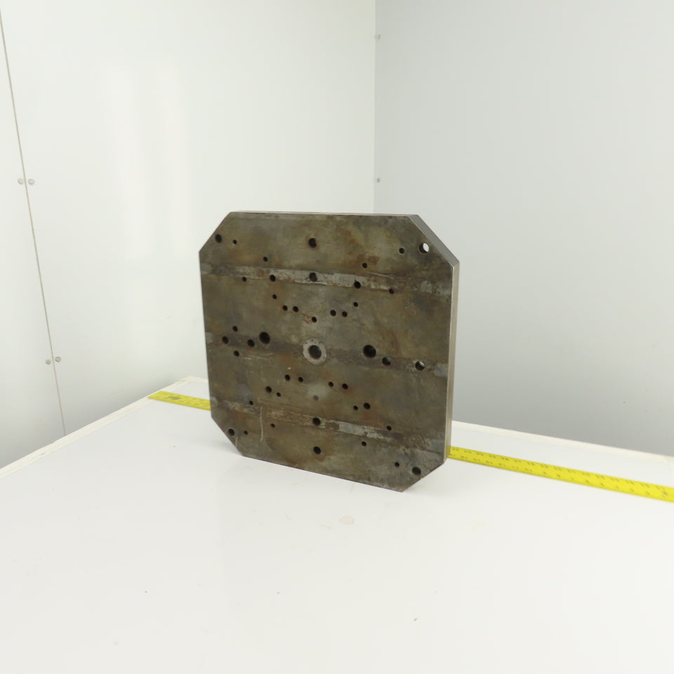 19.5" x 19.5" x 1-5/8" Thick Steel Jig Fixture Setup Workholding Plate Pallet