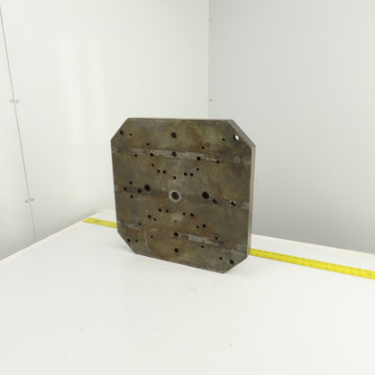 19.5" x 19.5" x 1-5/8" Thick Steel Jig Fixture Setup Workholding Plate Pallet