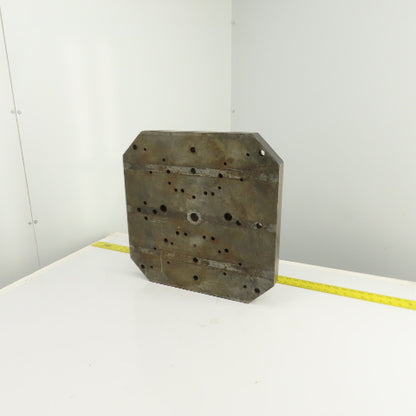 19.5" x 19.5" x 1-5/8" Thick Steel Jig Fixture Setup Workholding Plate Pallet